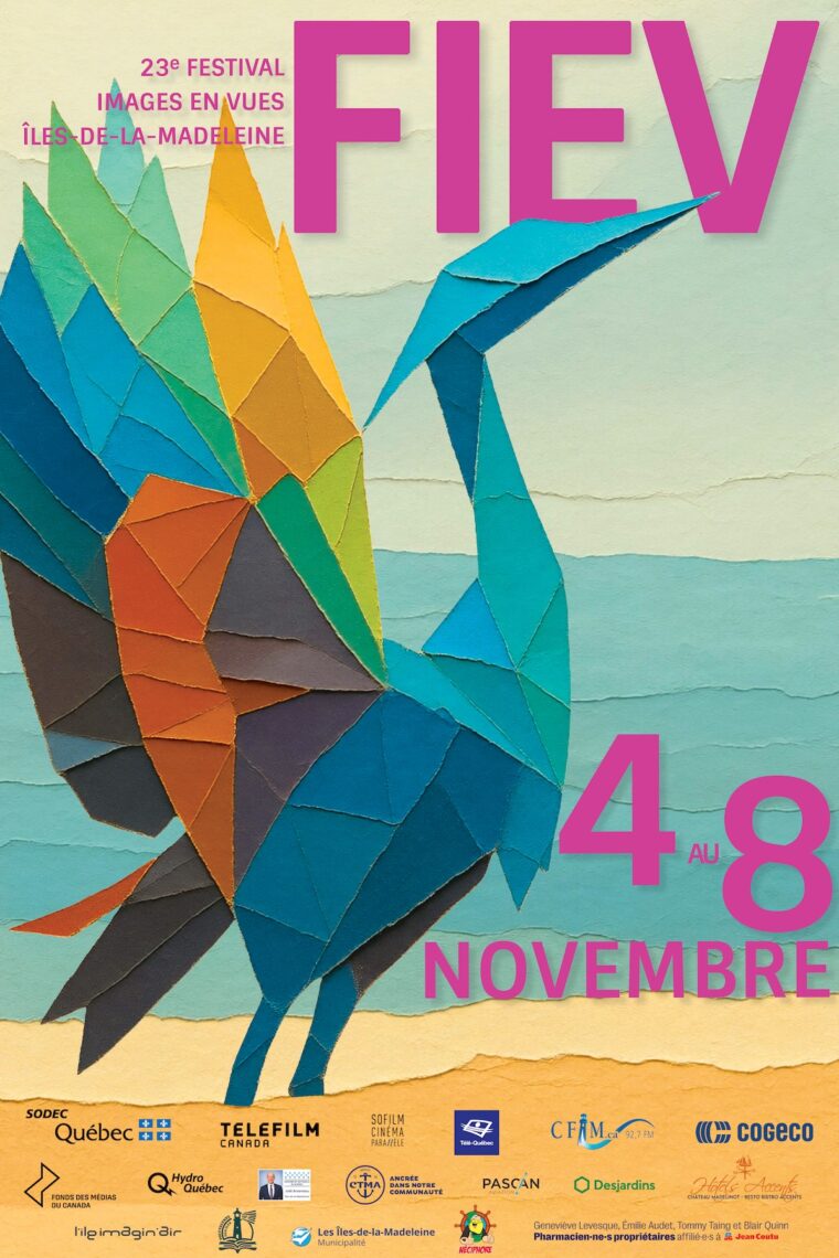 Affiche du 23e Festival Images en vues des Îles-de-la-Madeleine, du 4 au 8 novembre 2026